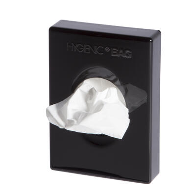 Dispensador Bolsas Higiénicas Abs Preto Brilho